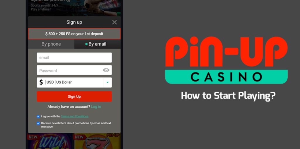 Pin Up Casino Registration.